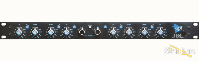 API 5500 Dual EQ マスタリング イコライザー API 5500 Dual-Channel Parametric Equalizer - Vintage King