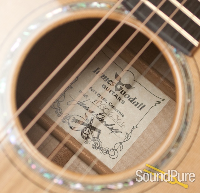 Goodall Cedar/Maple Grand Concert "Pacific" Acoustic Guitar — image 8
