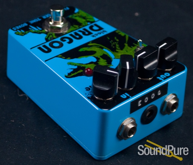 Flickinger Black Dragon Distortion Pedal - Blue — image 2