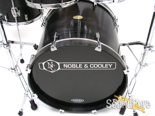 Noble & Cooley 5pc CD Maple Drum Set-Blackwash Oil — image 5