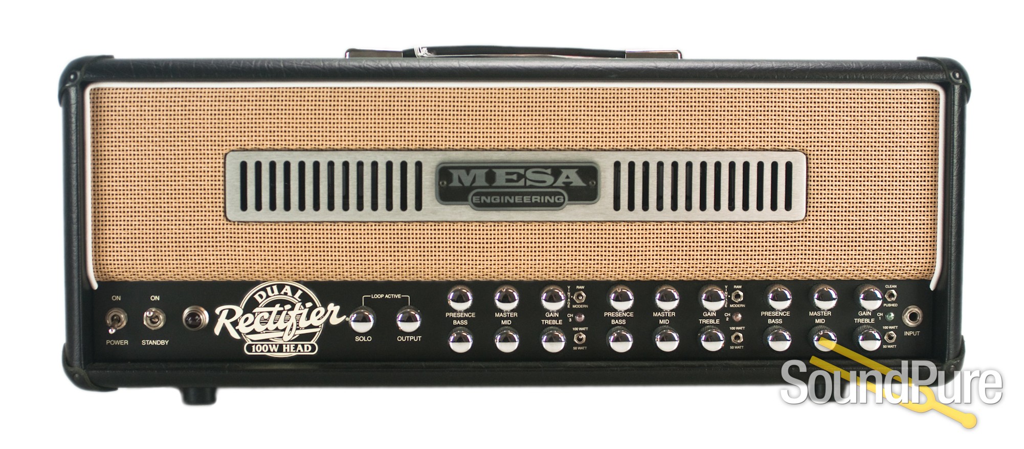 Mesa Boogie Dual Rectifier Tan Jute Grill Amp Head