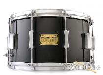 Pork Pie 8x14 Maple Oak Snare Drum-Black Pork Pie 8x14 Maple Oak Snare Drum-Black