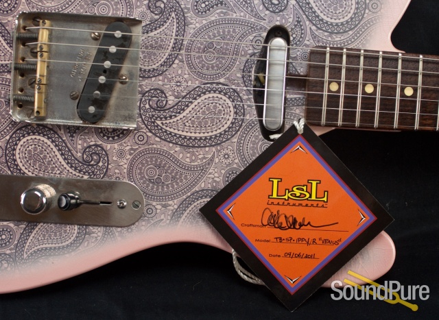 LsL T-Bone Pink Paisley Electric Guitar "Venus" - Used — image 4