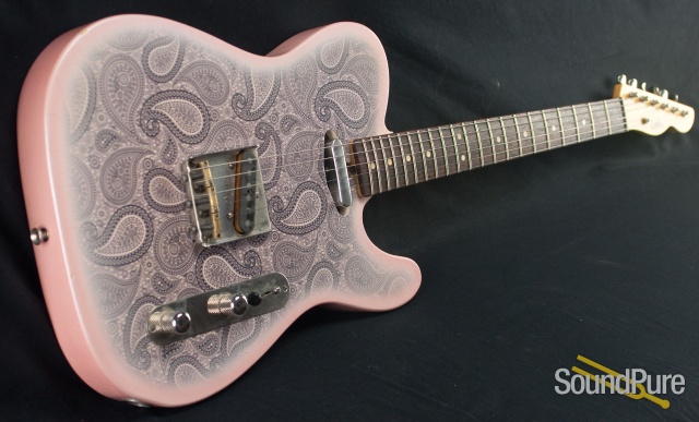 LsL T-Bone Pink Paisley Electric Guitar "Venus" - Used — image 8