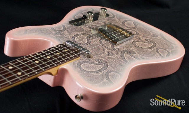 LsL T-Bone Pink Paisley Electric Guitar "Venus" - Used — image 9