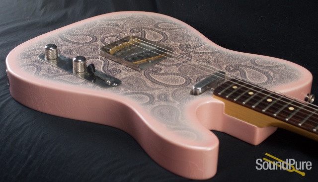 LsL T-Bone Pink Paisley Electric Guitar "Venus" - Used — image 11