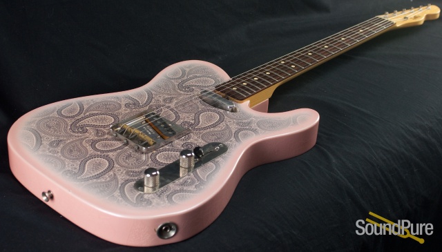 LsL T-Bone Pink Paisley Electric Guitar "Venus" - Used — image 17