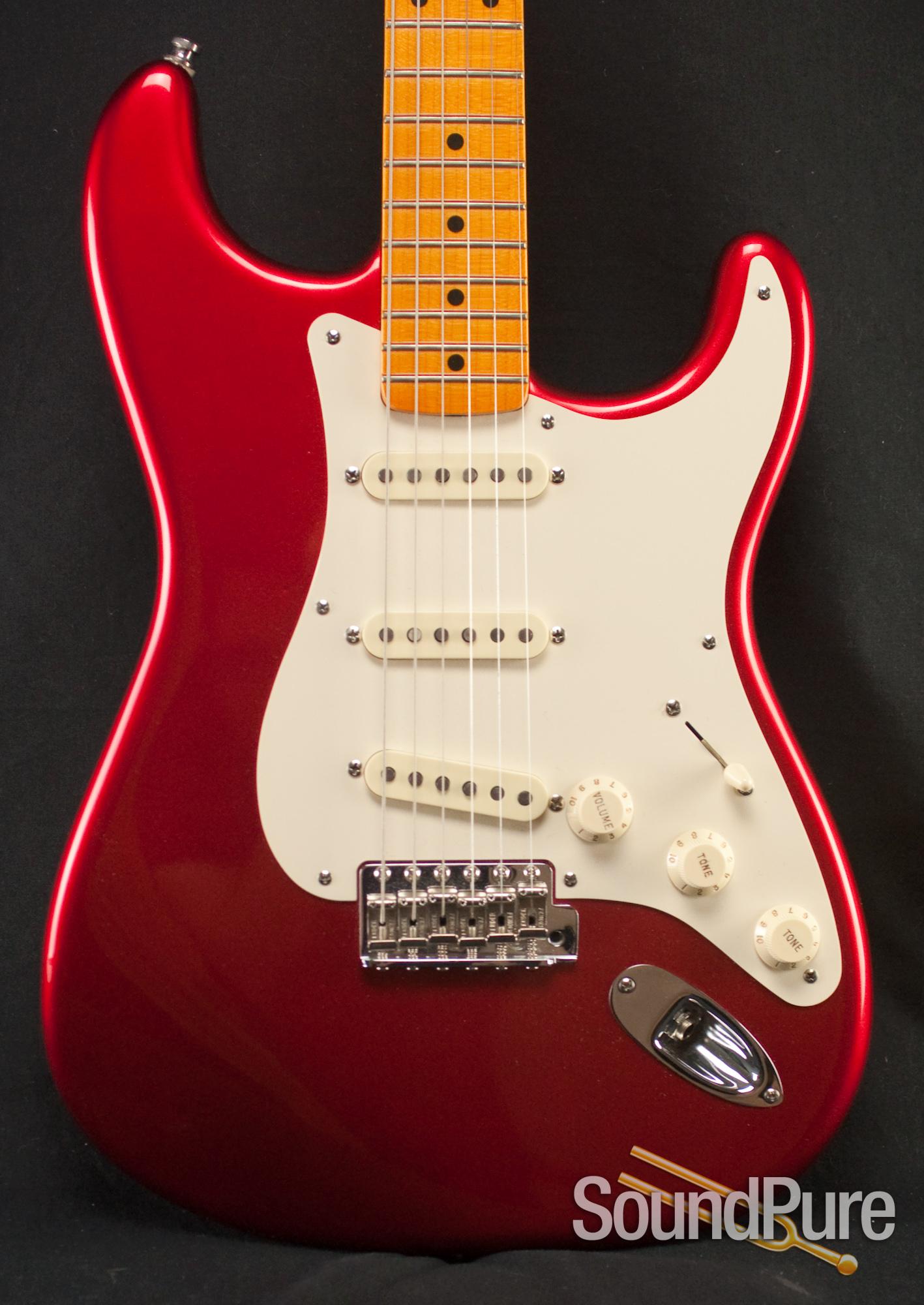 Fender 2005 Eric Johnson Candy Apple Red Stratocaster Used