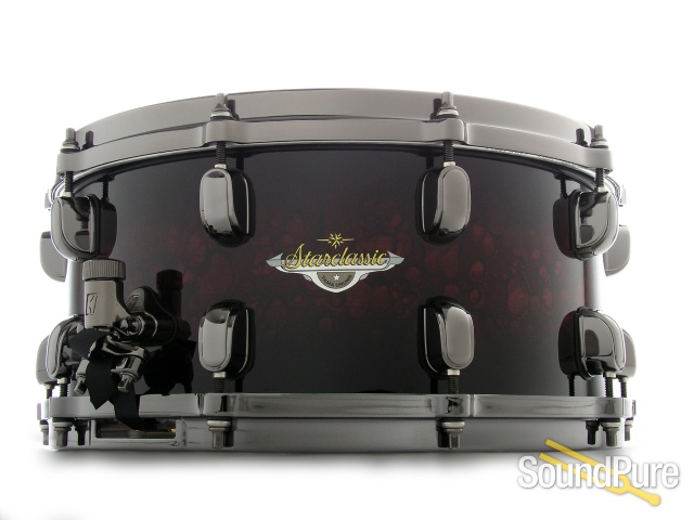 Tama 6.5x14 Starclassic Bubinga Snare Drum-Volcanic Burst — image 1