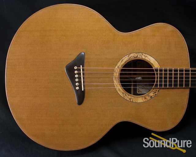 Kingslight Macassar Ebony/AAA Cedar Baritone Acoustic - Used — image 3