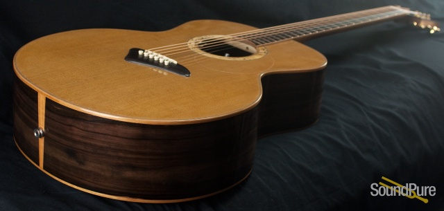 Kingslight Macassar Ebony/AAA Cedar Baritone Acoustic - Used — image 11