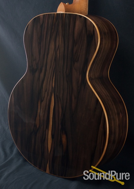 Kingslight Macassar Ebony/AAA Cedar Baritone Acoustic - Used — image 12
