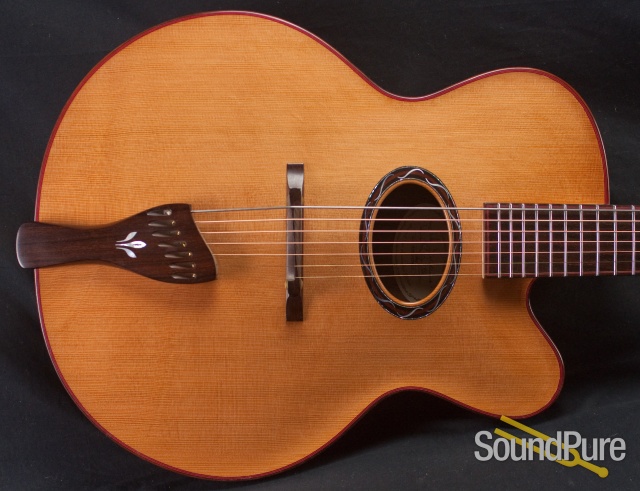 Buscarino 7-string Oval-hole Virtuoso Archtop- Pre-Owned — image 6
