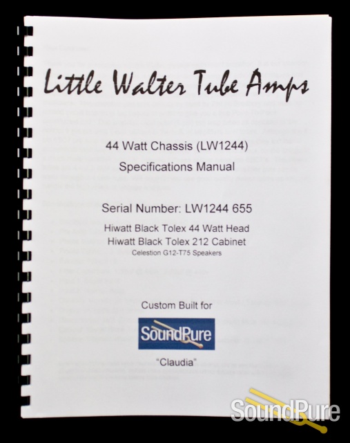 Little Walter 44 Watt Head in Hiwatt Black — image 5