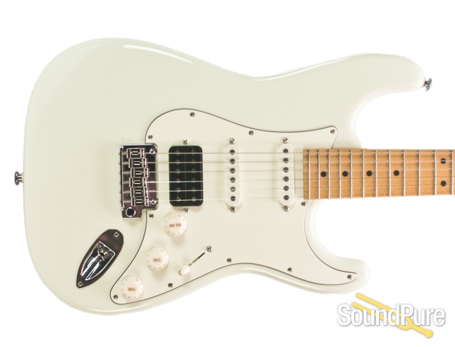 Suhr Classic Pro Olympic White Maple HSS Electric Guitar — image 8