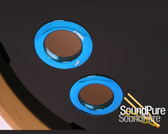 Moondrum & Phattie 6pc Custom Maple Drum Set OCDP Lugs-Blue — image 7