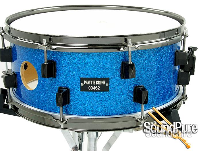 Moondrum & Phattie 6pc Custom Maple Drum Set OCDP LugsBlue
