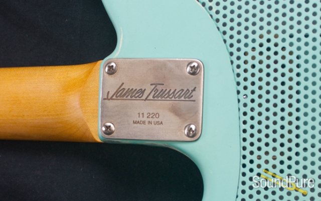 Trussart 2011 Seafoam Green Paisley Steelcaster Guitar- Used — image 9