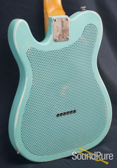 Trussart 2011 Seafoam Green Paisley Steelcaster Guitar- Used — image 13
