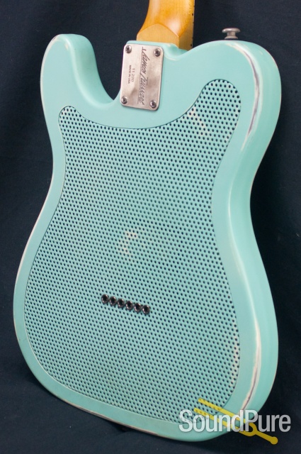 Trussart 2011 Seafoam Green Paisley Steelcaster Guitar- Used — image 16