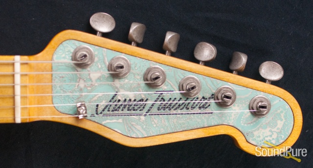 Trussart 2011 Seafoam Green Paisley Steelcaster Guitar- Used — image 17