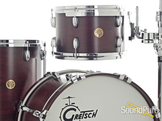 Gretsch 3pc USA Custom Be Bop Drum Set- Walnut Satin — image 9