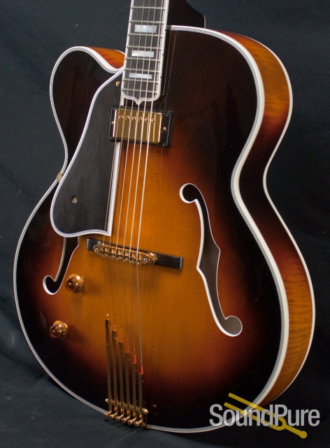 Heritage 2012 Golden Eagle Custom Lefty Archtop Guitar- Used — image 16