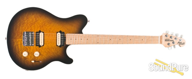 Ernie Ball Music Man Axis Super Sport Tobacco Burst Guitar — image 4