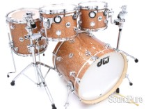 DW 4pc Collectors Series Maple Drum Set-Champagne Glass DW 4pc Collectors Series Maple Drum Set-Champagne Glass