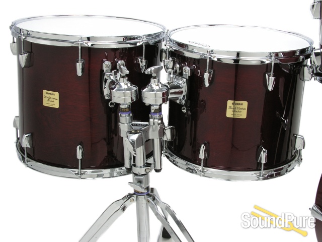 Yamaha 5pc Birch Custom Absolute Drum Set -Cherry Wood Gloss — image 3