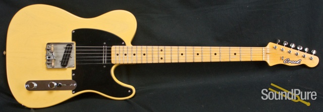 Crook Butterscotch Tele Guitar w/ McVay G-Bender - Used — image 4