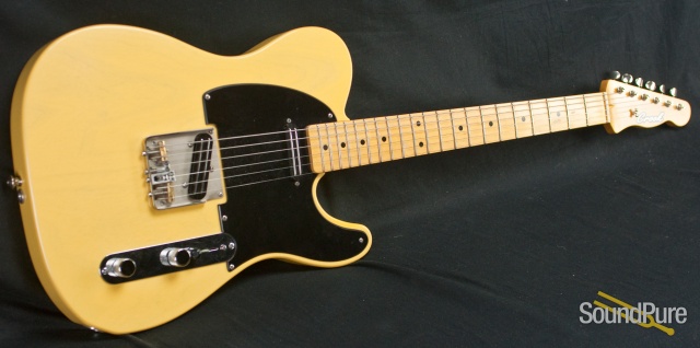 Crook Butterscotch Tele Guitar w/ McVay G-Bender - Used — image 10