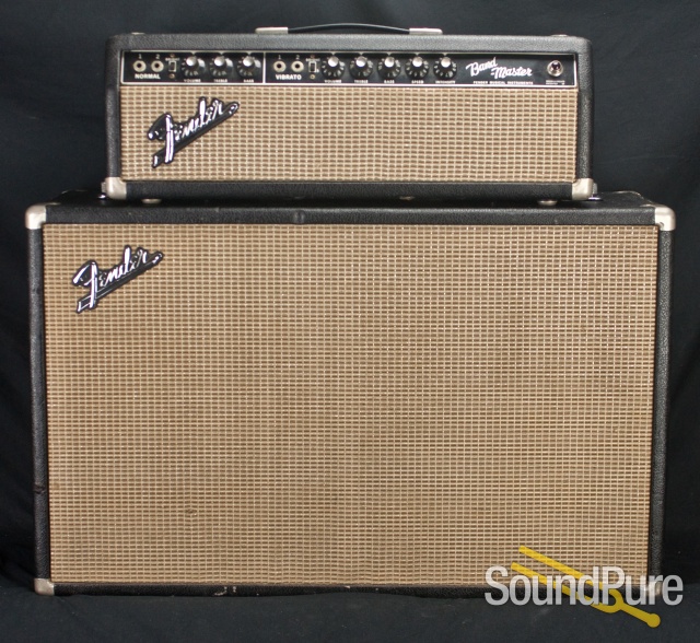 Fender 1966 Bandmaster Blackface Head 2x12 Cab Vintage