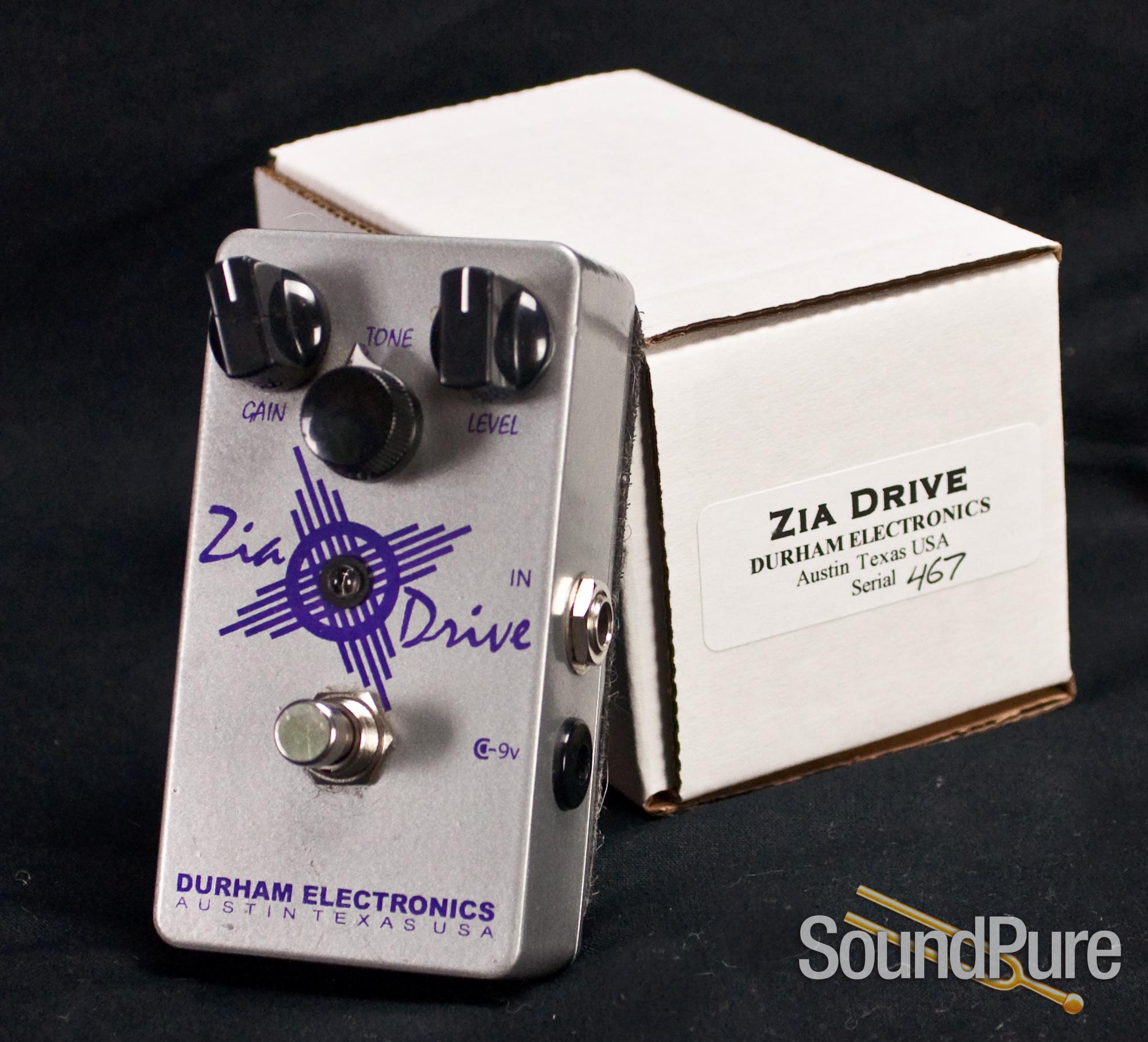 Durham Electronics Zia Drive Overdrive Effect Pedal Used