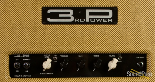 3rd Power Amplification Dream 40 American Amp Head - Tweed — image 6