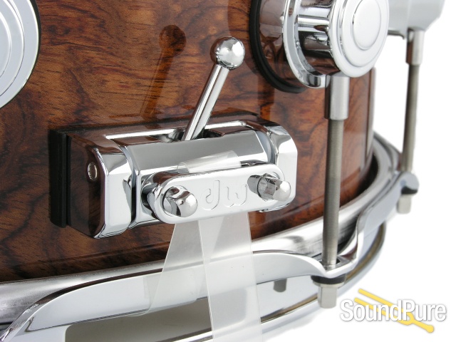 DW 6.5x14 Collectors Exotic Series Maple Snare Drum-Bubinga — image 3