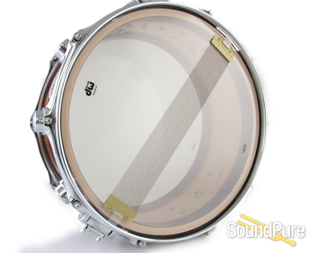 DW 6.5x14 Collectors Exotic Series Maple Snare Drum-Pommele — image 4