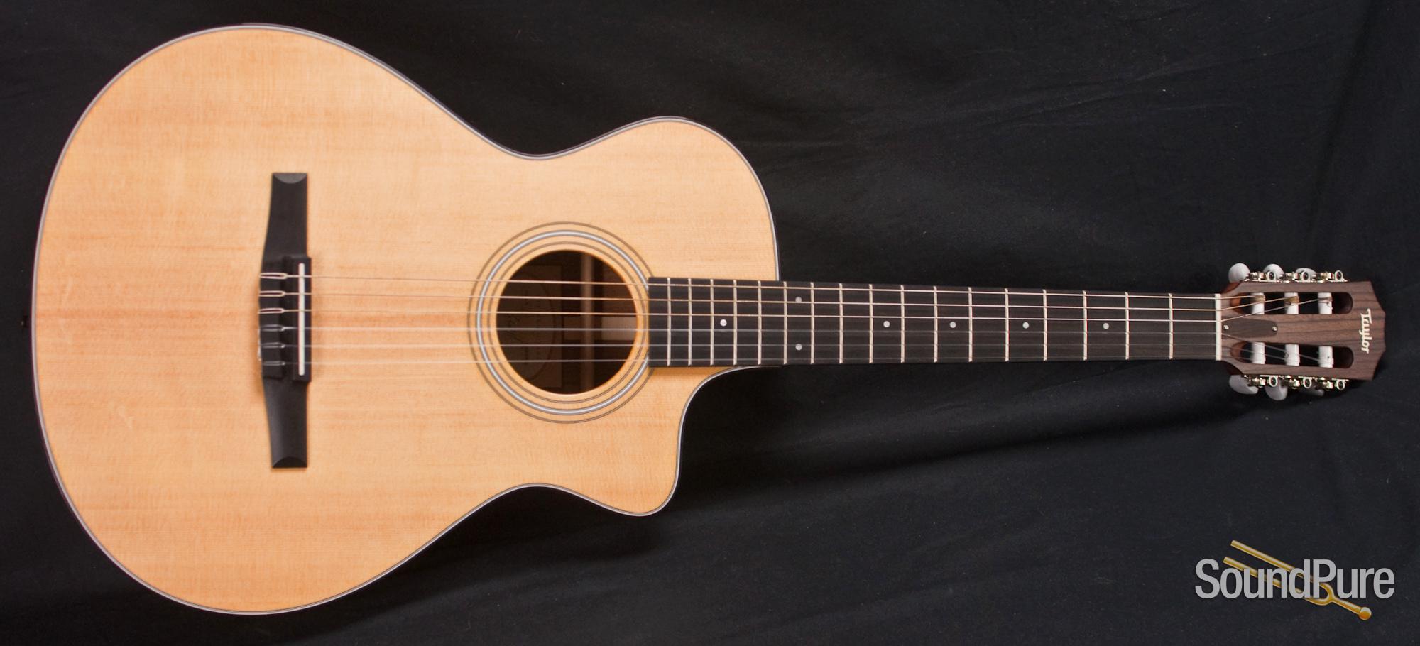 Taylor 2014 312ceN Nylon String Acoustic Guitar Used