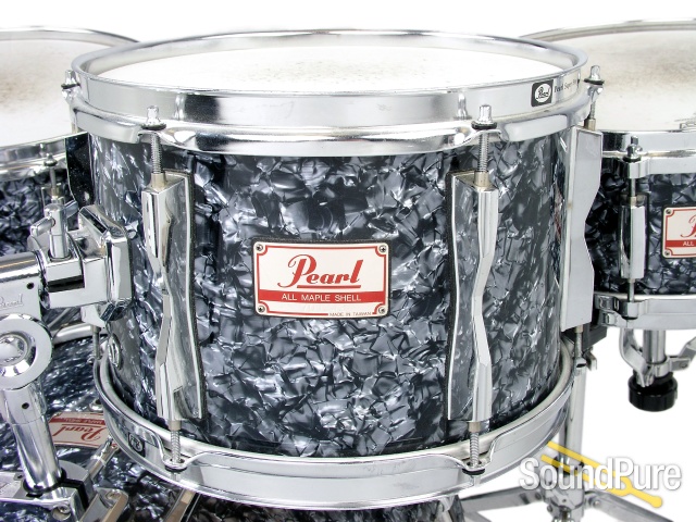 Pearl 4pc Masters MX Series Maple Drum Set-Black Diamond — image 6