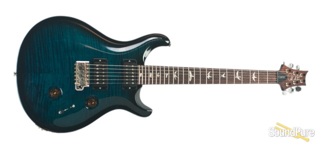PRS Custom 24 10-Top Azul Smoke Electric Guitar #215337 — image 4