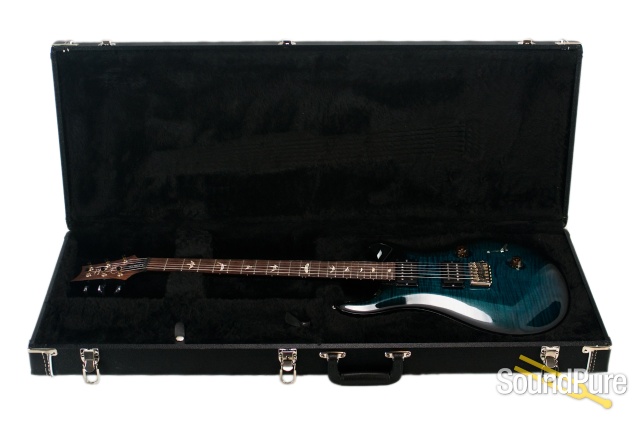 PRS Custom 24 10-Top Azul Smoke Electric Guitar #215337 — image 7