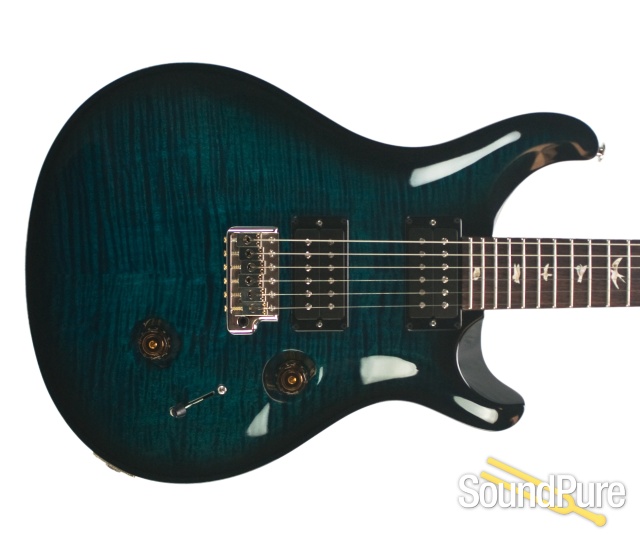 PRS Custom 24 10-Top Azul Smoke Electric Guitar #215337 — image 9
