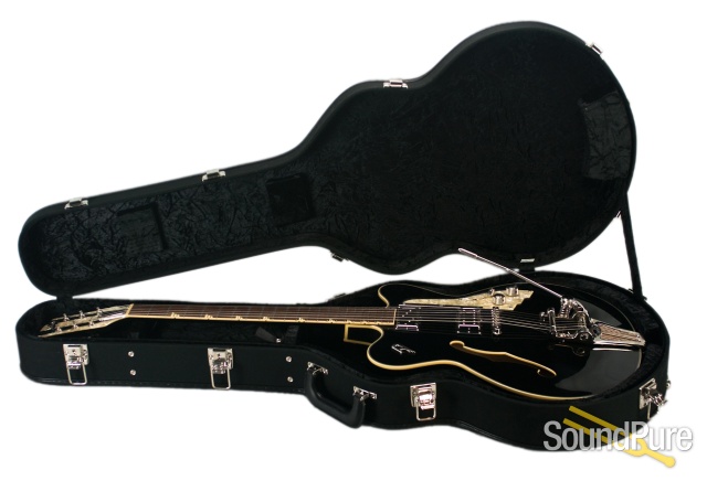 Duesenberg Fullerton Elite Black Semi-Hollow Electric Guitar — image 7