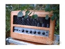 Jule Amps Praxis 100 Watt Head with Cherry Cabinet Guitar Amplifier Jule Amps Praxis 100 Watt Head with Cherry Cabinet Guitar Amplifier