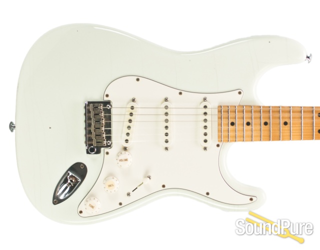 Suhr Classic Antique Olympic White Maple SSS Guitar #JSBJ4M — image 8