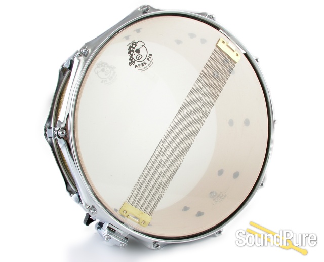 Pork Pie 6.5x14 Maple Snare Drum-Ginger Glass Glitter — image 4
