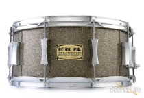 Pork Pie 6.5x14 Maple Snare Drum-Gunmetal Glass Glitter Pork Pie 6.5x14 Maple Snare Drum-Gunmetal Glass Glitter