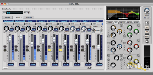 MOTU 828x Thunderbolt Audio Interface — image 2