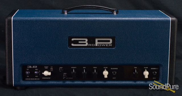 3rd Power American Dream MKII Amp Head - Black & Blue Tux — image 1