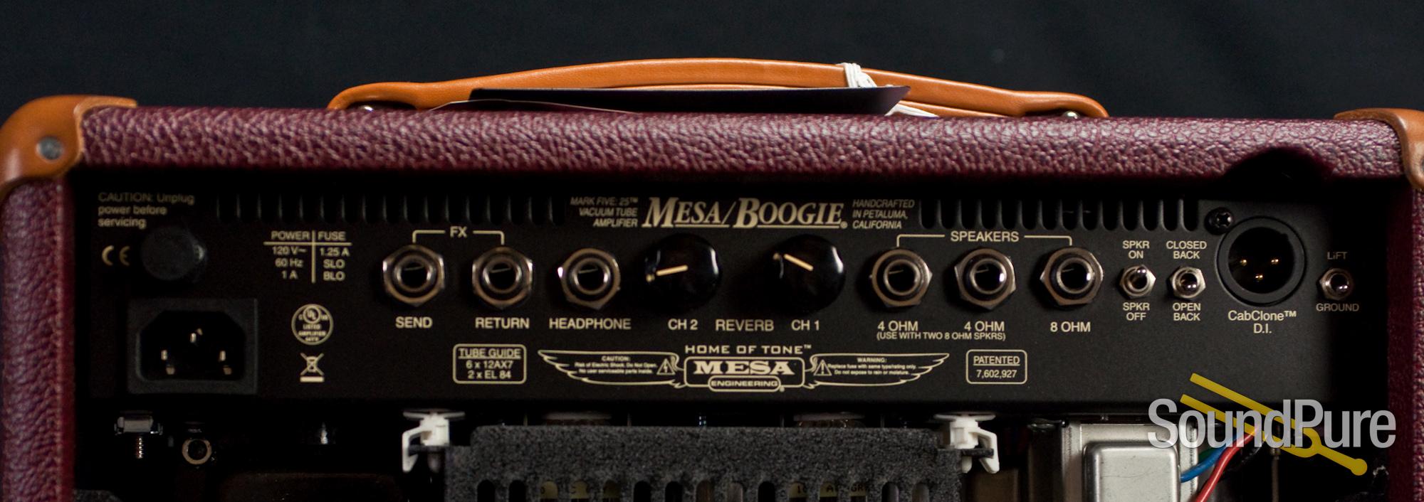 Mesa Boogie Mark V Twenty-Five Amp Head - British Cabernet